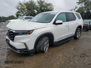 2023 Honda Pilot EX-L 7 Passenger with VIN 5FNYG1H58PB027415, listed as a Copart auction lot 73874824 with 17,261 mi miles and Salvage Title. Bid and sale history available at carsss.com. Image 1.