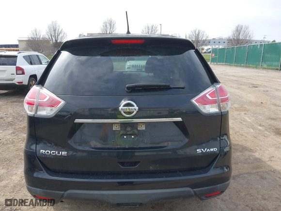 2016 Nissan Rogue S with VIN KNMAT2MV0GP710160, listed as a IAAI auction lot 42026668 with 172,517 mi miles. Bid and sale history available at carsss.com. Image 16.