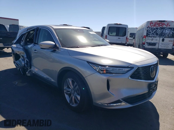 2023 Acura MDX with VIN 5J8YE1H32PL032645, listed as a Copart auction lot 71673994 with 38,961 mi miles and Salvage Title. Bid and sale history available at carsss.com. Image 4.
