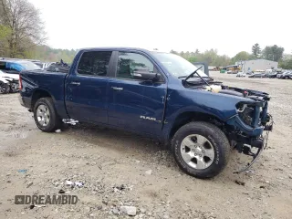 2020 Ram 1500 Big Horn with VIN 1C6RRFFG3LN345431, listed as a Copart auction lot 43179955 with 30,028 mi miles and Salvage title. Bid and sale history available at DreamBid. Image 4.