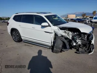 2022 Volkswagen Atlas SEL Premium R-Line with VIN 1V2FR2CA6NC505805, listed as a Copart auction lot 51704675 with 28,527 mi miles and Salvage title. Bid and sale history available at DreamBid. Image 4.