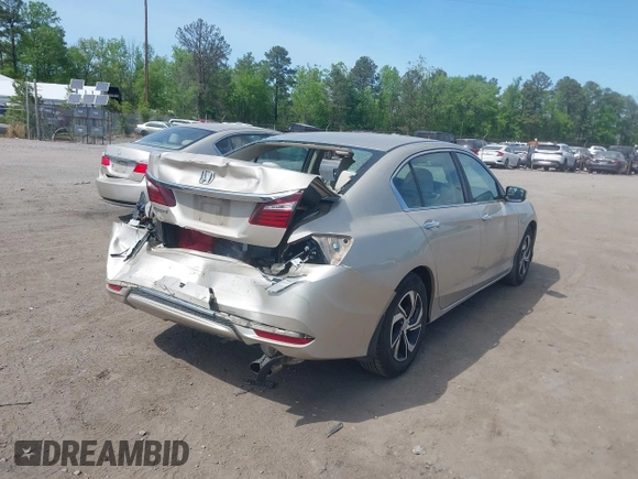 2017 Honda Accord LX with VIN 1HGCR2F33HA168044, listed as a IAAI auction lot 42106704 with 135,882 mi miles. Bid and sale history available at carsss.com. Image 4.