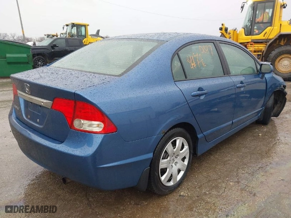 2010 Honda Civic Sdn LX with VIN 19XFA1F51AE015941, listed as a IAAI auction lot 41710847 with 133,929 mi miles. Bid and sale history available at carsss.com. Image 4.