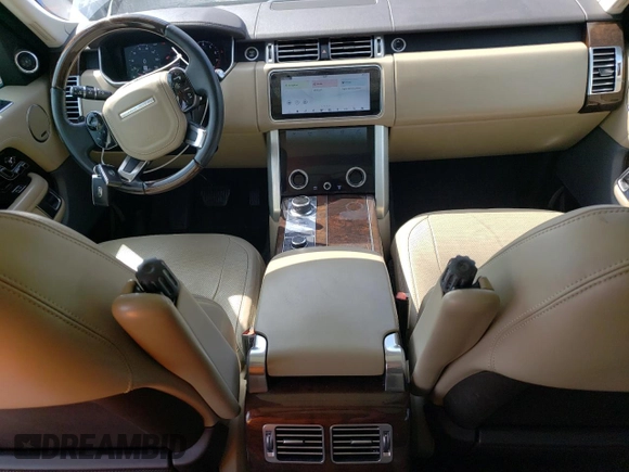 2020 Land Rover Range Rover HSE with VIN SALGS2RU1LA413952, listed as a Copart auction lot 62476765 with 62,673 mi miles and Salvage title. Bid and sale history available at DreamBid. Image 8.