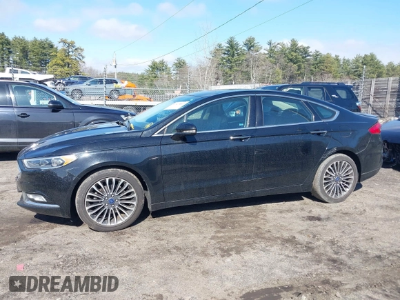 2017 Ford Fusion Titanium with VIN 3FA6P0K91HR124636, listed as a IAAI auction lot 41825469 with 47,889 mi miles. Bid and sale history available at carsss.com. Image 14.