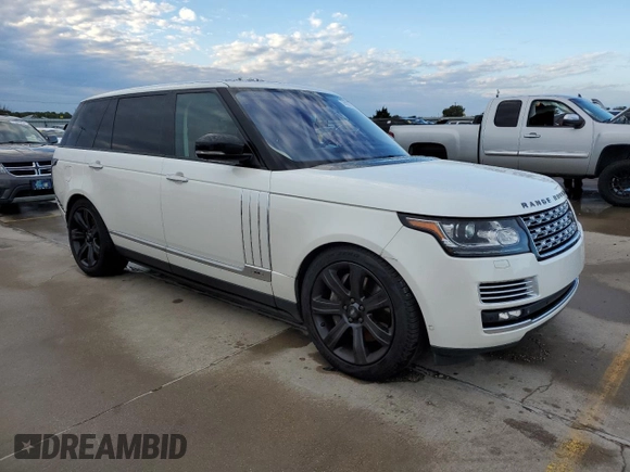2015 Land Rover Range Rover with VIN SALGW3TF7FA212937, listed as a Copart auction lot 74187203 with 161,308 mi miles and . Bid and sale history available at DreamBid. Image 4.