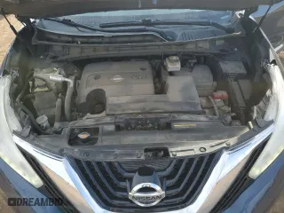 2016 Nissan Murano S with VIN 5N1AZ2MH7GN128864, listed as a Copart auction lot 51154165 with 182,034 mi miles and Salvage Title. Bid and sale history available at carsss.com. Image 12.