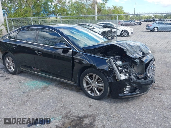 2018 Hyundai Sonata SEL with VIN 5NPE34AF3JH647018, listed as a IAAI auction lot 41687419 with 97,561 mi miles and . Bid and sale history available at DreamBid. Image 17.