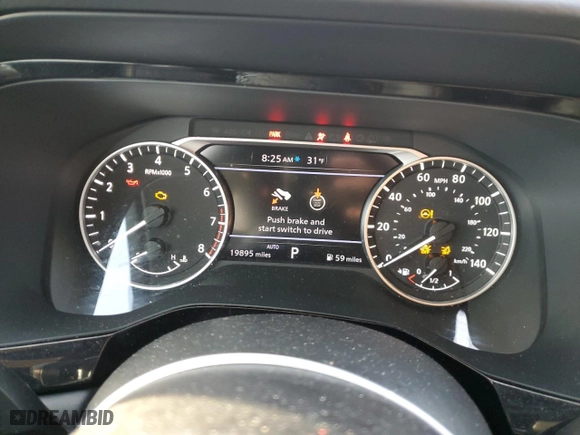 2023 Nissan Pathfinder SV with VIN 5N1DR3BD8PC208107, listed as a Copart auction lot 41623845 with 19,895 mi miles and Salvage Title. Bid and sale history available at carsss.com. Image 9.