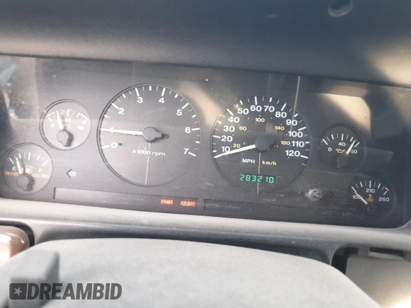 1998 Jeep Grand Cherokee Laredo with VIN 1J4FX58S4WC102623, listed as a Copart auction lot 86188764 with 283,210 mi miles and Salvage Title. Bid and sale history available at carsss.com. Image 9.