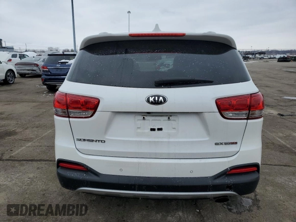 2017 Kia Sorento EX with VIN 5XYPHDA1XHG234979, listed as a Copart auction lot 46355345 with 93,989 mi miles and Clean Title. Bid and sale history available at carsss.com. Image 6.