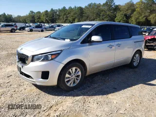 2017 Kia Sedona L with VIN KNDMA5C10H6279572, listed as a Copart auction lot 46491355 with 83,375 mi miles and Salvage Title. Bid and sale history available at carsss.com. Image 1.