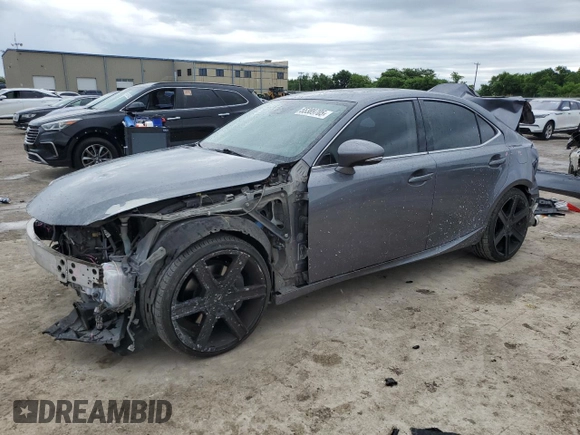 2017 Lexus IS 200t with VIN JTHBA1D24H5050310, listed as a Copart auction lot 55389705 with 79,269 mi miles and Salvage title. Bid and sale history available at DreamBid. Image 1.