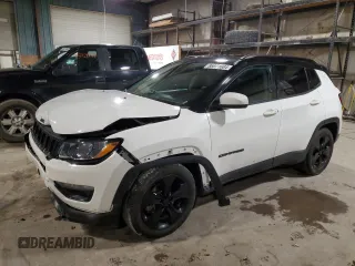2021 Jeep Compass Altitude with VIN 3C4NJCBB9MT587357, listed as a Copart auction lot 86971684 with 61,011 mi miles and Salvage Title. Bid and sale history available at carsss.com. Image 1.