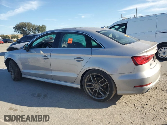 2015 Audi A3 2.0T Prestige with VIN WAUKFGFF7F1121894, listed as a Copart auction lot 76058414 with 88,205 mi miles and Salvage Title. Bid and sale history available at carsss.com. Image 2.