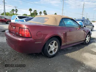 2004 Ford Mustang Deluxe with VIN 1FAFP44484F109180, listed as a Copart auction lot 53024575 with 117,917 mi miles and Salvage Title. Bid and sale history available at carsss.com. Image 3.