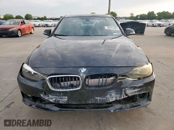 2012 BMW 3 Series 328i with VIN WBA3A5C50CFJ89732, listed as a Copart auction lot 59443405 with Not provided miles and Salvage title. Bid and sale history available at DreamBid. Image 5.
