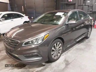 2017 Hyundai Sonata Sport with VIN 5NPE34AF4HH483482, listed as a IAAI auction lot 42042834 with 82,340 mi miles. Bid and sale history available at carsss.com. Image 18.