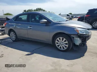 2017 Nissan Sentra S with VIN 3N1AB7APXHY382397, listed as a Copart auction lot 55091364 with 140,279 mi miles and Salvage Title. Bid and sale history available at carsss.com. Image 4.