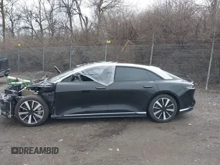 2023 Lucid Air Touring with VIN 50EA1TEA3PA003317, listed as a IAAI auction lot 41567828 with 8,201 mi miles. Bid and sale history available at carsss.com. Image 14.