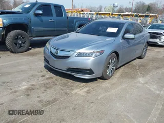 2015 Acura TLX with VIN 19UUB1F31FA017235, listed as a IAAI auction lot 41810472 with 130,762 mi miles. Bid and sale history available at carsss.com. Image 2.