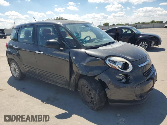 2015 FIAT 500L Pop with VIN ZFBCFAAH7FZ031839, listed as a Copart auction lot 72050944 with 97,999 mi miles and Salvage Title. Bid and sale history available at carsss.com. Image 4.