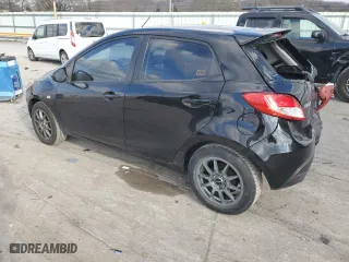 2012 Mazda Mazda2 Touring with VIN JM1DE1LY2C0135317, listed as a Copart auction lot 89382995 with 158,547 mi miles and Salvage Title. Bid and sale history available at carsss.com. Image 2.