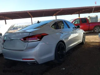 2016 Hyundai Genesis 3.8L with VIN KMHGN4JE6GU138304, listed as a IAAI auction lot 41667271 with 63,237 mi miles. Bid and sale history available at carsss.com. Image 4.