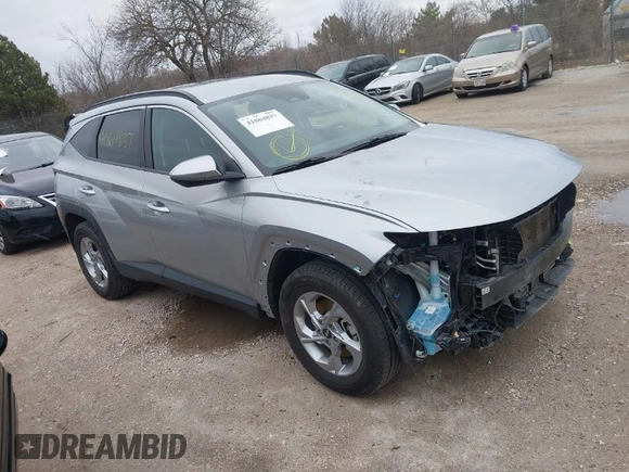 2024 Hyundai Tucson SEL with VIN 5NMJBCDE4RH316729, listed as a IAAI auction lot 41864837 with 46,281 mi miles. Bid and sale history available at carsss.com. Image 1.