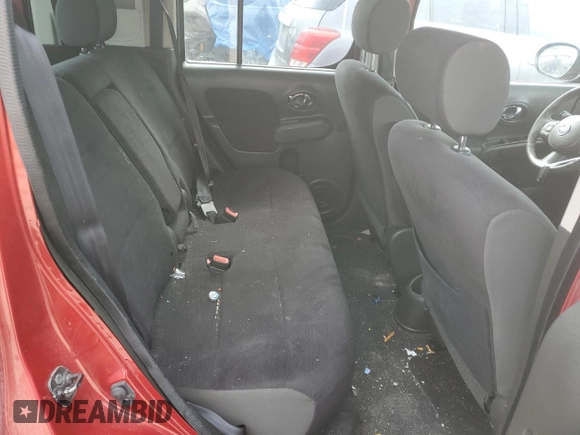 2012 Nissan Cube 1.8 S with VIN JN8AZ2KR9CT252628, listed as a Copart auction lot 47381215 with 183,723 mi miles and Salvage Title. Bid and sale history available at carsss.com. Image 10.