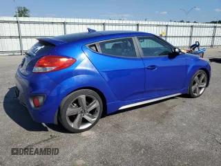 2013 Hyundai Veloster Turbo z VIN KMHTC6AE5DU178613, wystawiony jako Copart lot #58416925 z przebiegiem 173 650 mil mil oraz Szkoda całkowita • Salvage title. Historia ofert i sprzedaży dostępna na DreamBid. Obrazek 3.