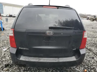 2009 Kia Sedona LX with VIN KNDMB233296320041, listed as a Copart auction lot 44970205 with 139,886 mi miles and Salvage Title. Bid and sale history available at carsss.com. Image 6.