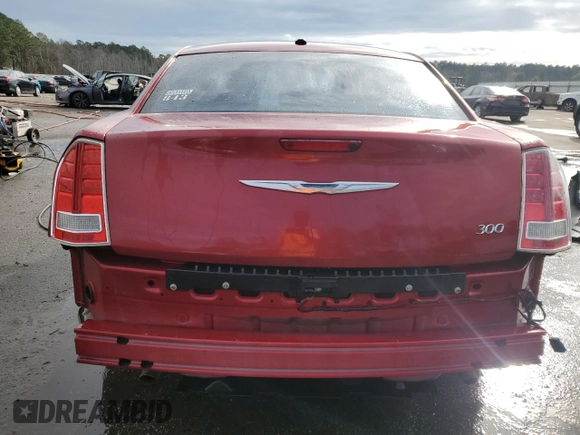 2014 Chrysler 300 with VIN 2C3CCAAG1EH235553, listed as a Copart auction lot 80919094 with 168,169 mi miles and Salvage Title. Bid and sale history available at DreamBid. Image 6.