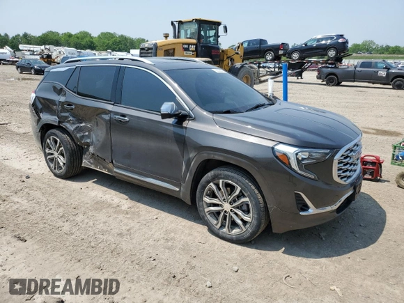 2019 GMC Terrain Denali with VIN 3GKALXEX4KL268988, listed as a Copart auction lot 60300265 with 50,843 mi miles and Clean title. Bid and sale history available at DreamBid. Image 4.
