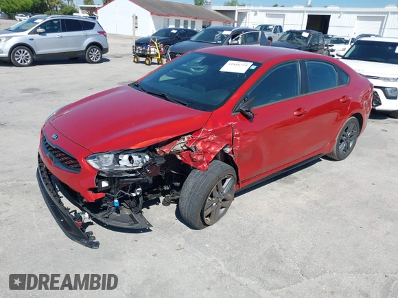 2021 Kia Forte GT-Line with VIN 3KPF34ADXME409193, listed as a IAAI auction lot 41846359 with 52,321 mi miles. Bid and sale history available at carsss.com. Image 18.