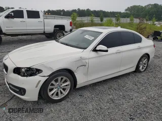2016 BMW 5 Series 528i z VIN WBA5A5C55GG348320, wystawiony jako Copart lot #57285345 z przebiegiem 138 180 mil mil oraz Czysty tytuł • Clean title. Historia ofert i sprzedaży dostępna na DreamBid. Obrazek 1.