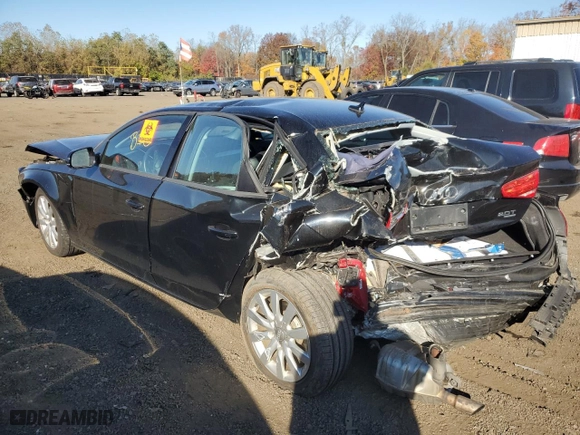 2014 Audi A4 Premium with VIN WAUDFAFL7EN039456, listed as a Copart auction lot 80610204 with 0 mi miles and Salvage Title. Bid and sale history available at carsss.com. Image 2.