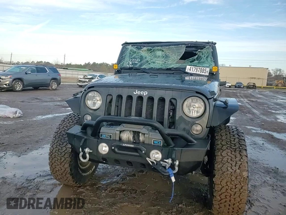 2018 Jeep Wrangler Unlimited Sport with VIN 1C4BJWDGXJL859340, listed as a Copart auction lot 41797885 with 90,714 mi miles and Salvage Title. Bid and sale history available at DreamBid. Image 10.