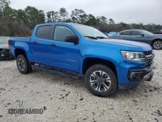 2022 Chevrolet Colorado 2WD Z71 with VIN 1GCGSDEN5N1332294, listed as a Copart auction lot 46087825 with 15,181 mi miles and Non repairable. Bid and sale history available at DreamBid. Image 4.