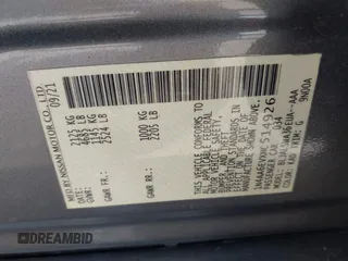 2021 Nissan Maxima SR с VIN 1N4AA6EVXMC514926, выставлен на аукционе IAAI как лот 42084232 с пробегом 41 282 миль миль и . История ставок и продаж доступна на DreamBid. Изображение 9.