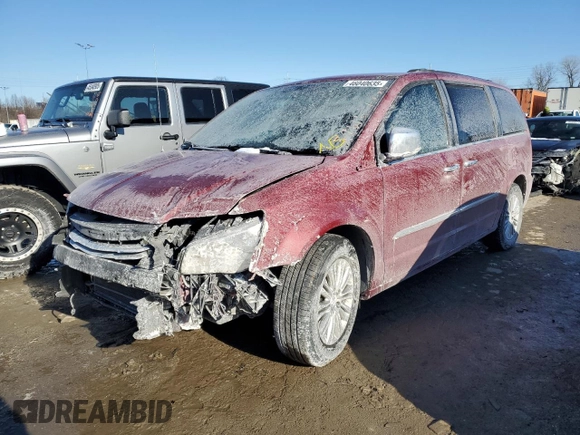 2015 Chrysler Town & Country Touring L z VIN 2C4RC1CG3FR657418, wystawiony jako Copart lot #46040635 z przebiegiem 73 484 mil mil oraz Szkoda całkowita • Salvage title. Historia ofert i sprzedaży dostępna na DreamBid. Obrazek 1.