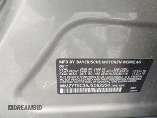 2018 MINI Countryman Cooper S with VIN WMZYT5C35J3D82204, listed as a IAAI auction lot 42836278 with 65,649 mi miles and . Bid and sale history available at DreamBid. Image 9.