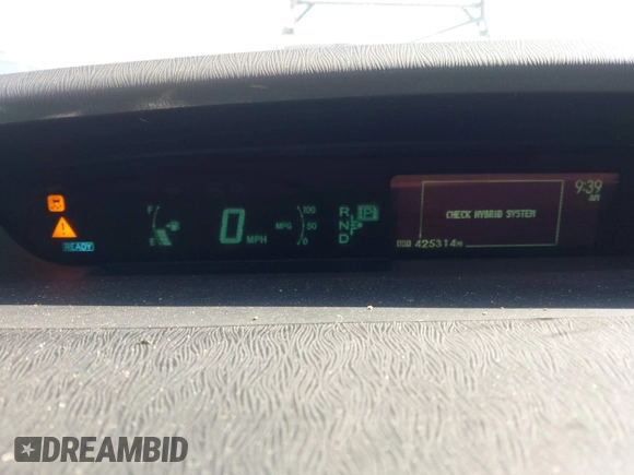 2010 Toyota Prius II z VIN JTDKN3DU7A0203736, wystawiony jako IAAI lot #42489650 z przebiegiem 425 314 mil mil oraz . Historia ofert i sprzedaży dostępna na DreamBid. Obrazek 7.