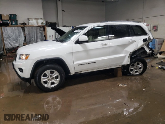 2014 Jeep Grand Cherokee Laredo with VIN 1C4RJFAG6EC104601, listed as a Copart auction lot 48058305 with 96,723 mi miles and Salvage Title. Bid and sale history available at carsss.com. Image 1.