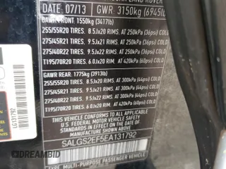 2014 Land Rover Range Rover Supercharged с VIN SALGS2EF5EA131792, выставлен на аукционе Copart как лот 55759625 с пробегом 150 132 миль миль и Чистый • Clean title. История ставок и продаж доступна на DreamBid. Изображение 13.