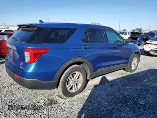 2022 Ford Explorer with VIN 1FMSK8BH4NGA00632, listed as a Copart auction lot 87356794 with 0 mi miles and Salvage Title. Bid and sale history available at carsss.com. Image 3.