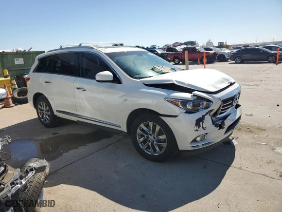 2015 Infiniti QX60 with VIN 5N1AL0MNXFC507170, listed as a Copart auction lot 49614985 with 67,814 mi miles and Salvage Title. Bid and sale history available at carsss.com. Image 4.