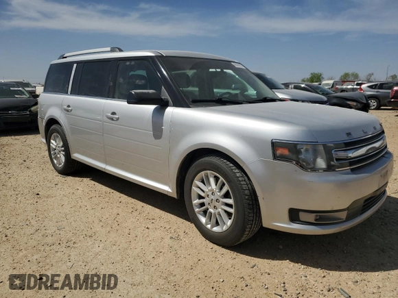 2014 Ford Flex SEL with VIN 2FMHK6C83EBD15202, listed as a Copart auction lot 49665985 with 152,960 mi miles and Salvage Title. Bid and sale history available at carsss.com. Image 4.