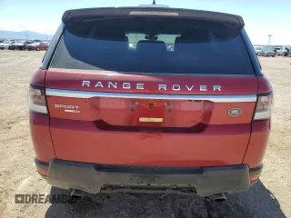 2017 Land Rover Range Rover Sport HSE with VIN SALWR2FV9HA677335, listed as a Copart auction lot 55088705 with 124,453 mi miles and Salvage Title. Bid and sale history available at carsss.com. Image 6.