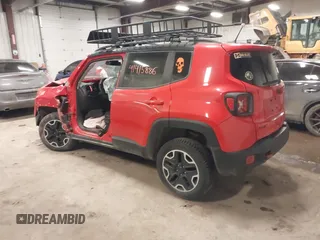 2016 Jeep Renegade Trailhawk with VIN ZACCJBCT7GPD60429, listed as a IAAI auction lot 41415886 with 89,072 mi miles and . Bid and sale history available at carsss.com. Image 3.